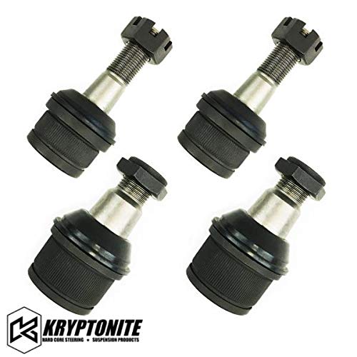 Lassos Boutique Kryptonite upper and lower ball joints kit for durable steering and control.
