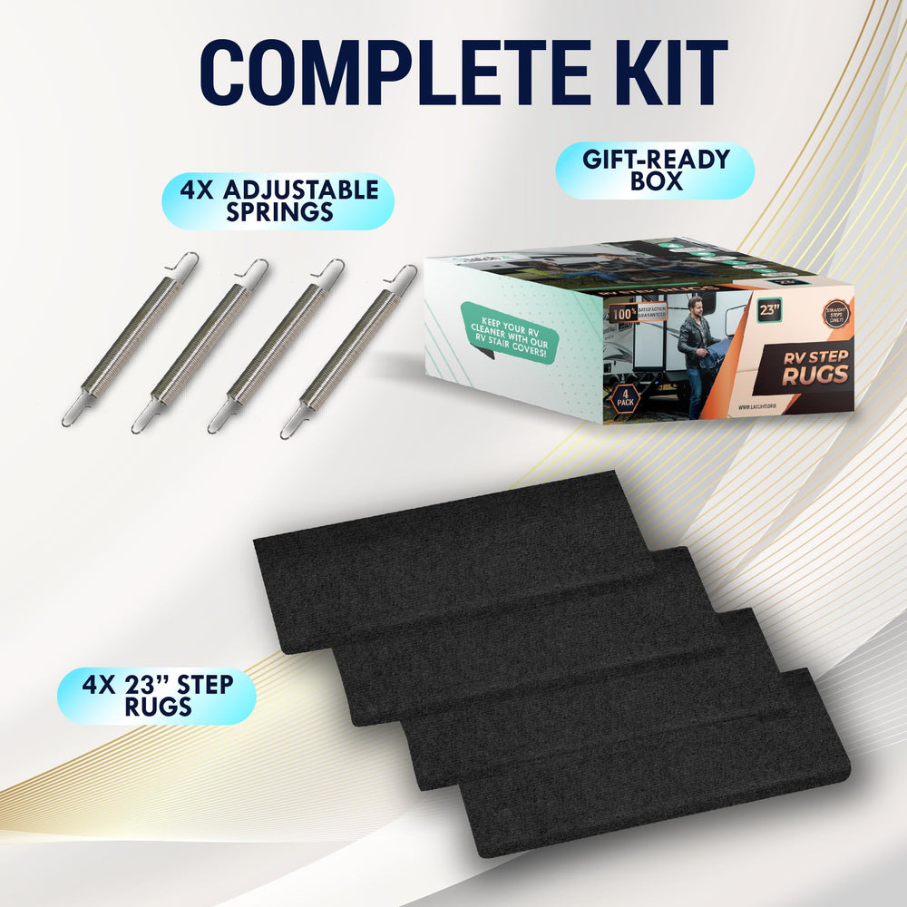 LATCH.IT includes gift-ready box and tension springs for quick installation