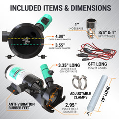 LATCH.IT RV Macerator Pump quick-release connection demonstrates fast attachment and detachment during use.