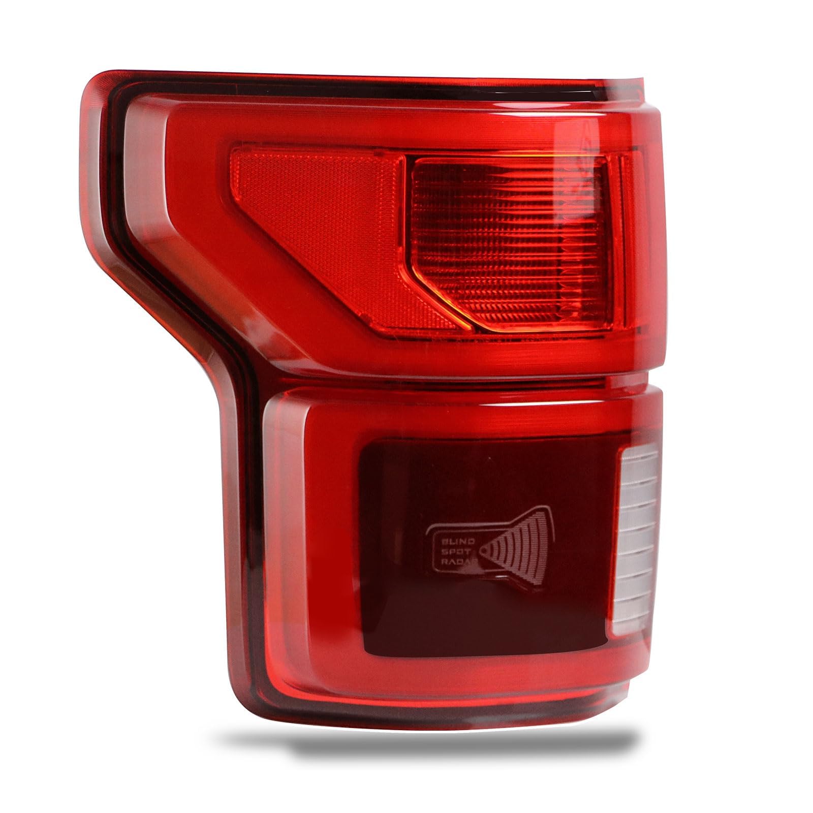 Lathsy F-150 left blind-spot tail light for night visibility