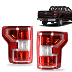 Lathsy Ford F-150 left tail light 2018-2020 enhances visibility and style.