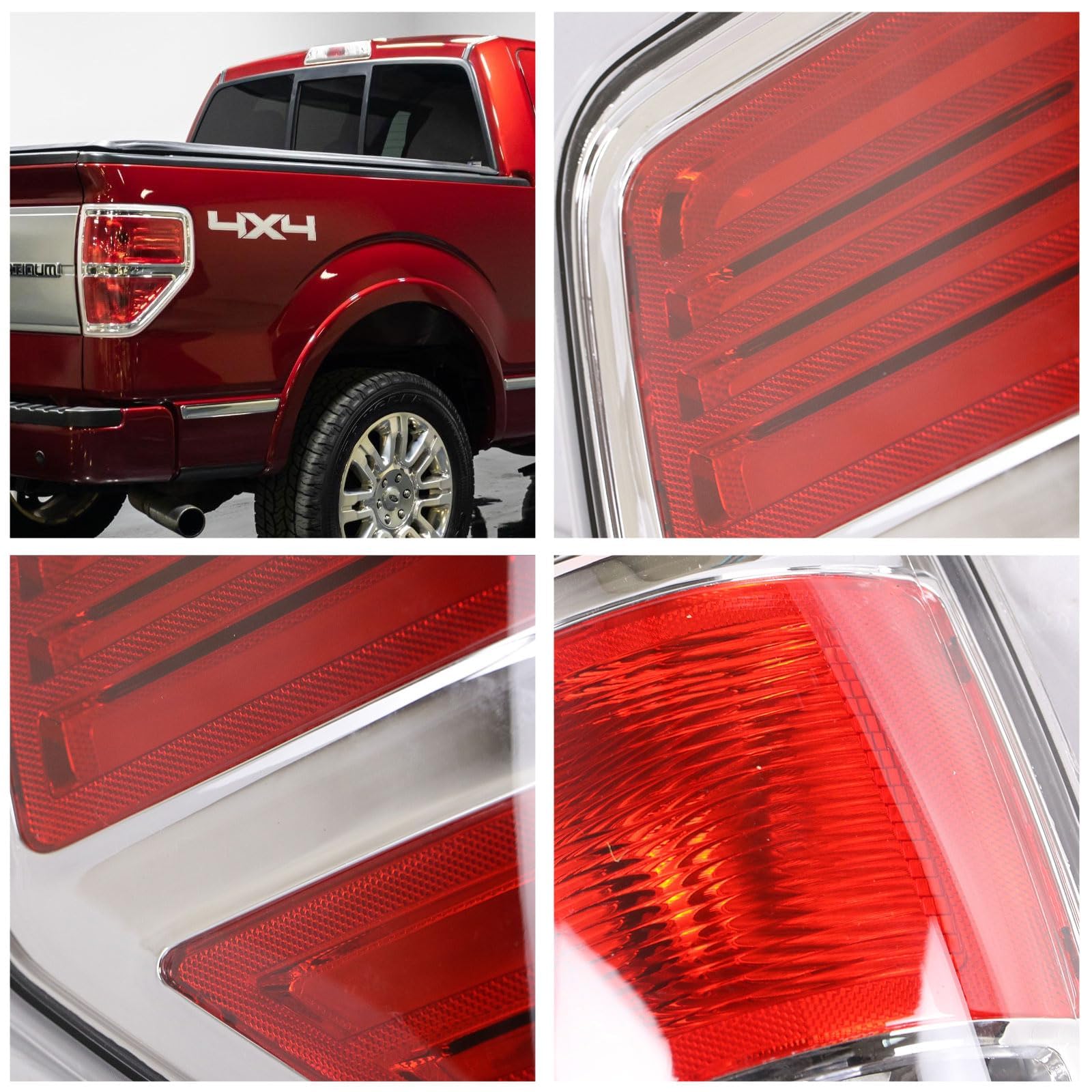 Lathsy packaging for Ford F-150 tail light, protected for shipping.