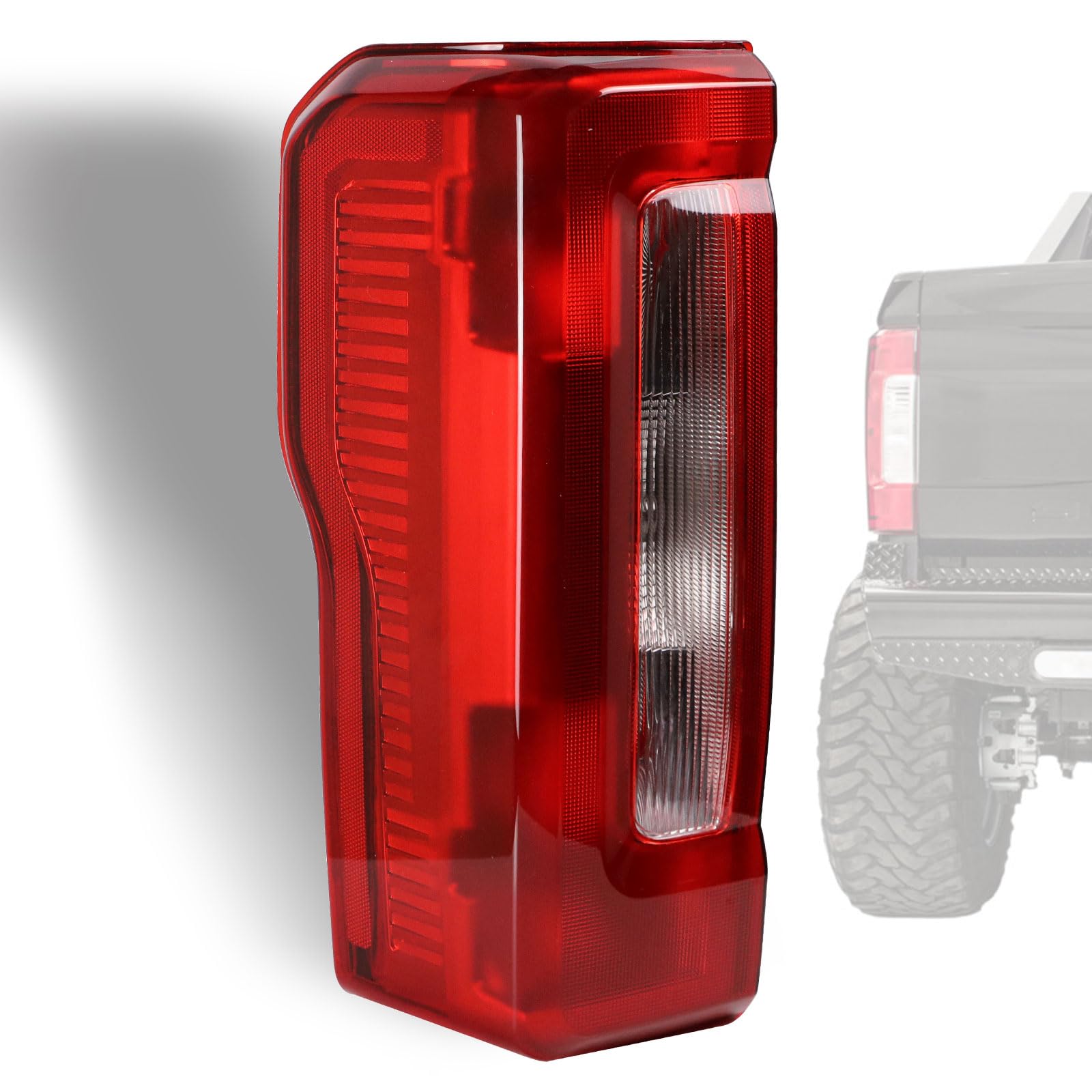 Lathsy halogen tail light for Ford F-250 left side improves rear visibility in low light.