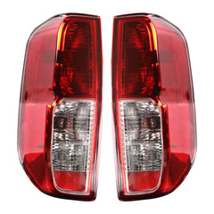 Lathsy Nissan Frontier tail light left with bulbs for quick plug-and-play replacement.