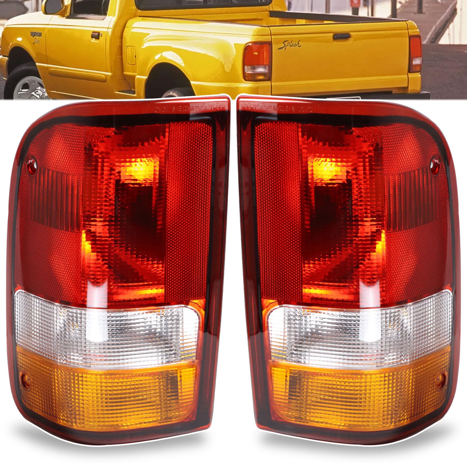 Lathsy Ranger tail light left 1993-1997 improves rear visibility