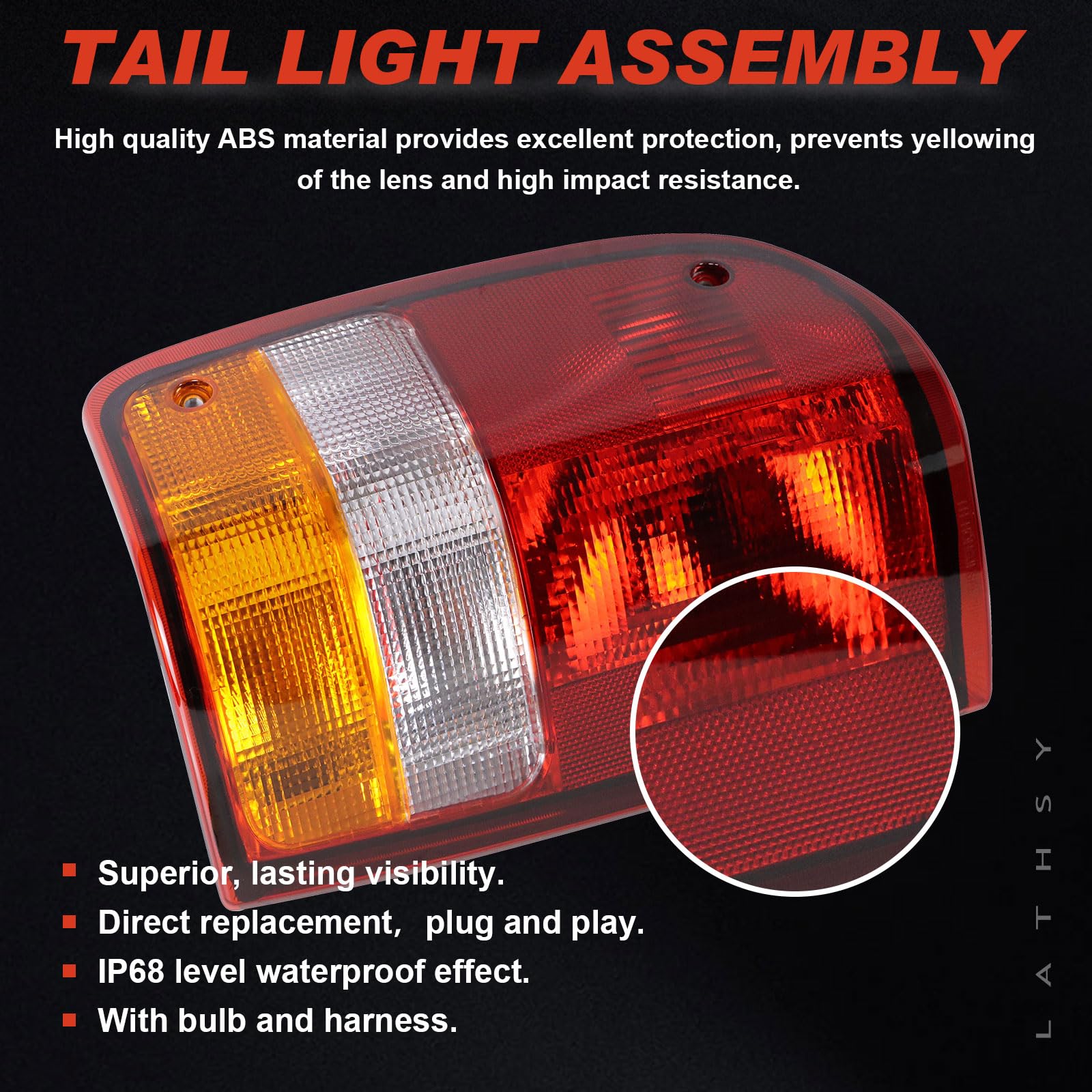 Lathsy Ranger taillight packaging ready for replacement
