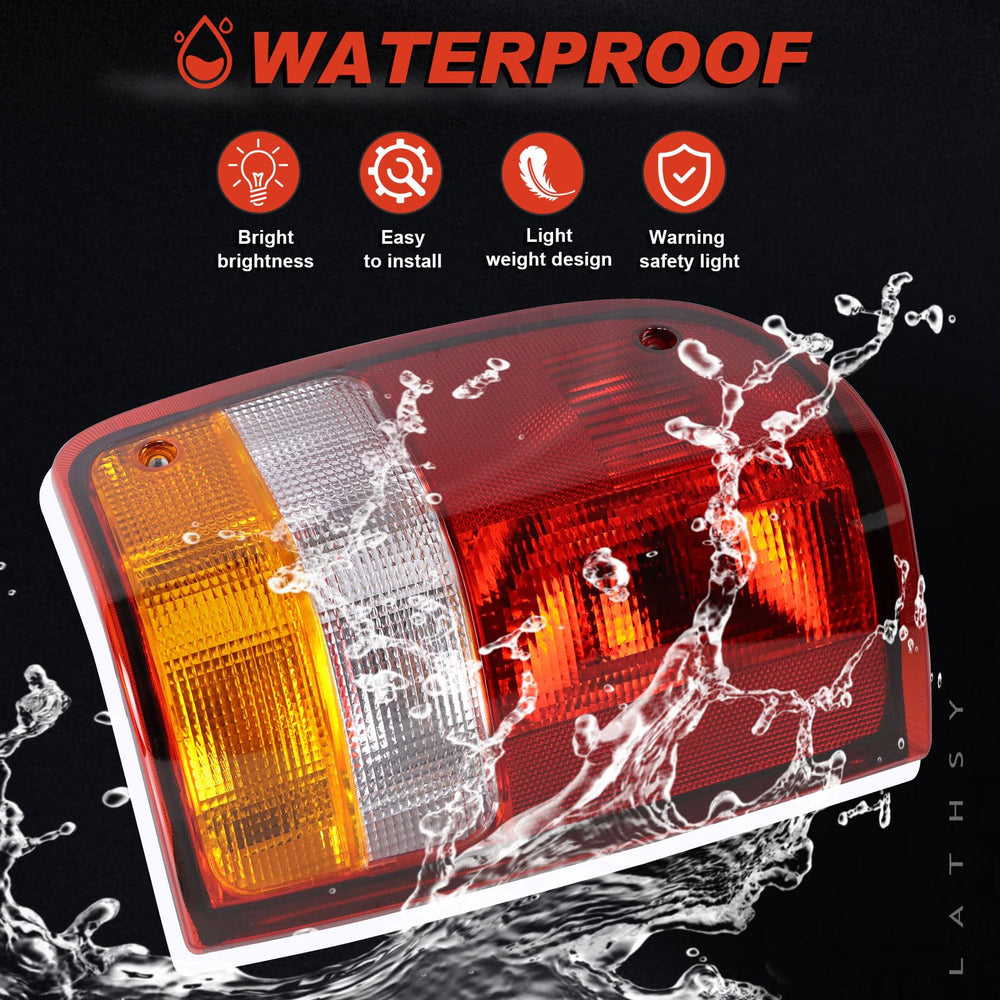 Lathsy Ranger taillight seal keeps water and fog out