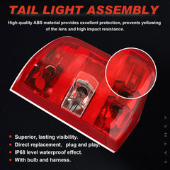 Lathsy tail light assembly for GMC Sierra 3500HD left driver side improves signaling