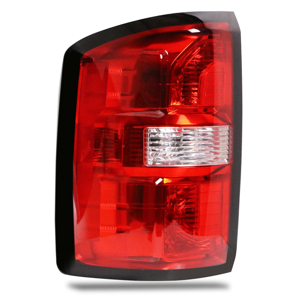Lathsy tail light assembly for left driver side on GMC Sierra 2014-2015 improves nighttime visibility.