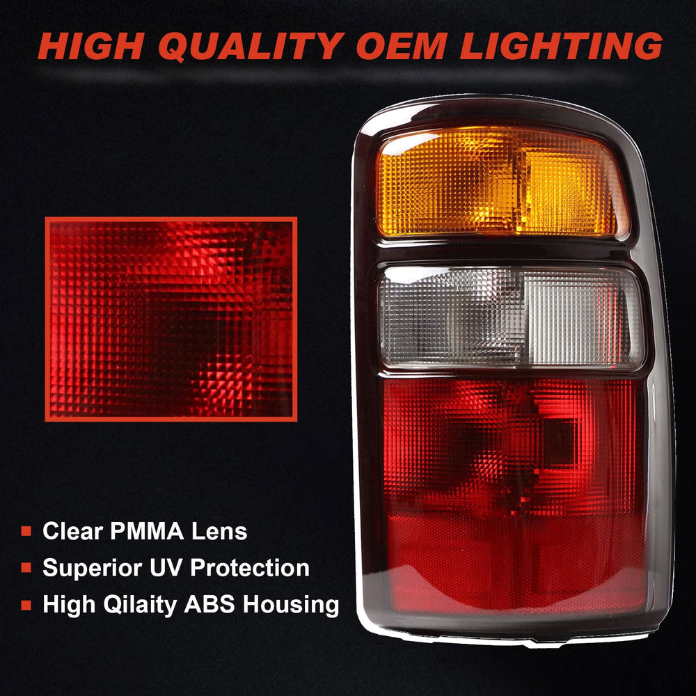 Lathsy tail light packaging shows replacement guarantee and easy return