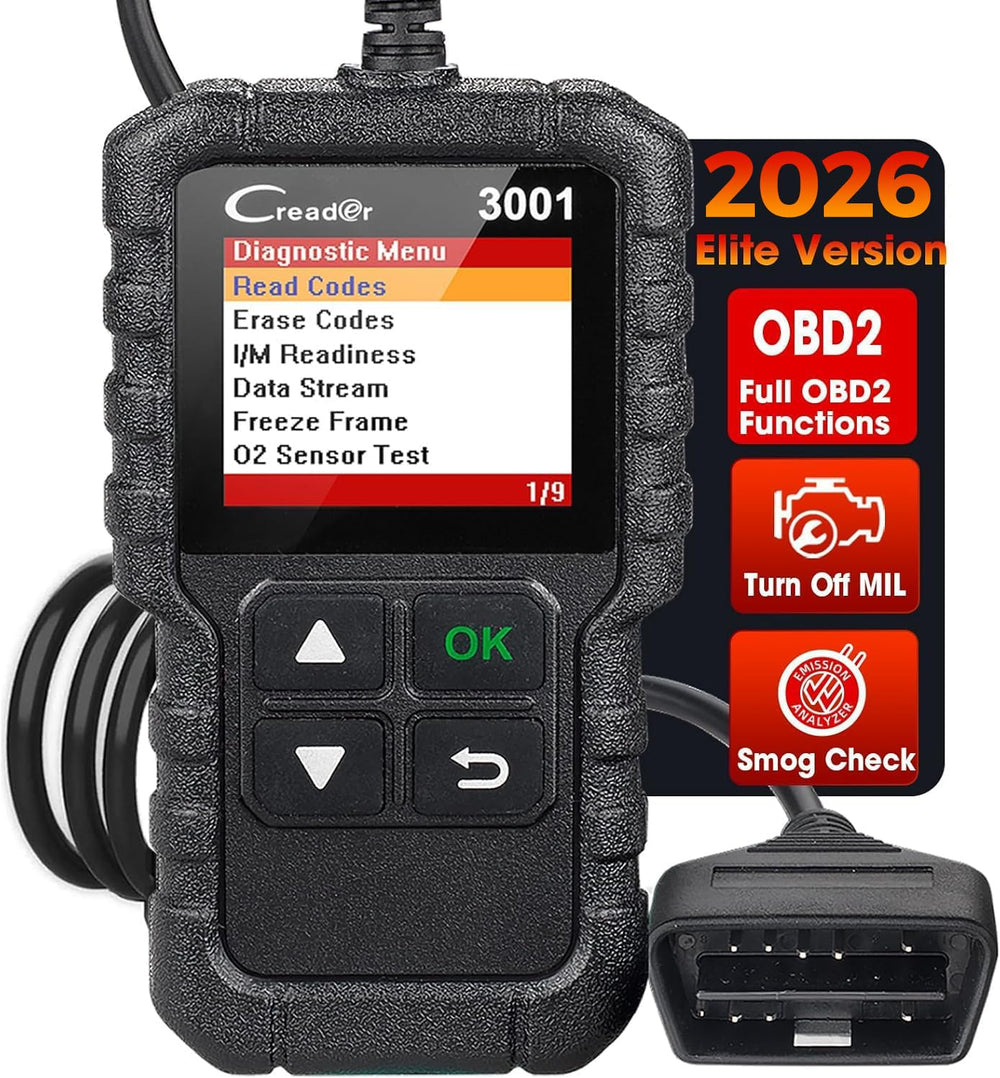 LAUNCH Creader 3001 OBD2 Scanner box for easy setup and quick diagnostics