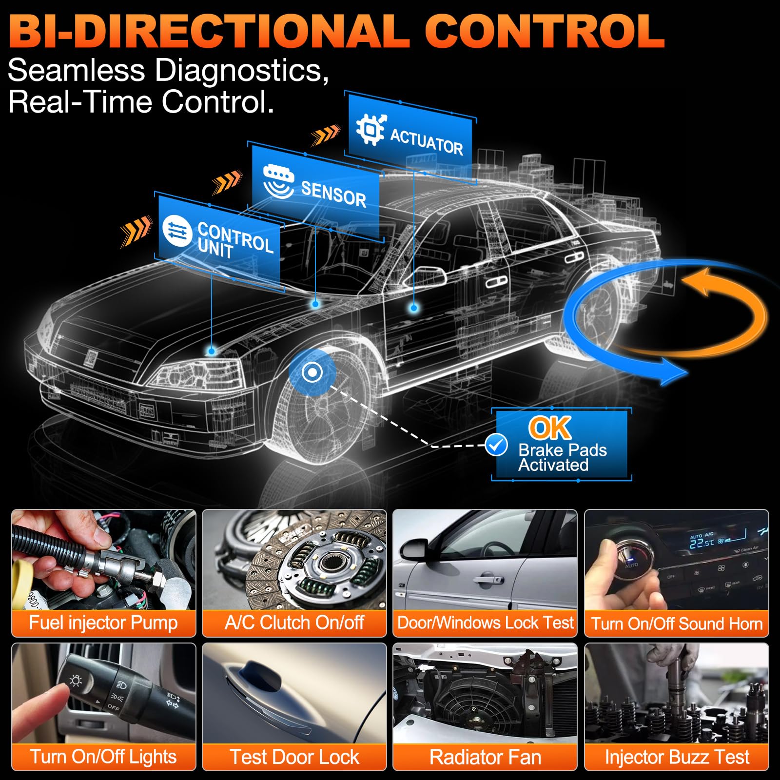 LAUNCH Creader Elite full GM diagnosis on a vehicle