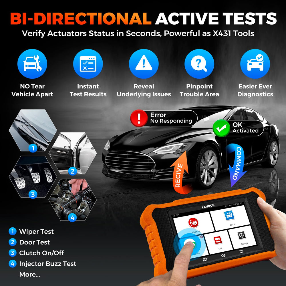 Launch Creader Elite V2 ECU code and OEM feature activation for BMW.