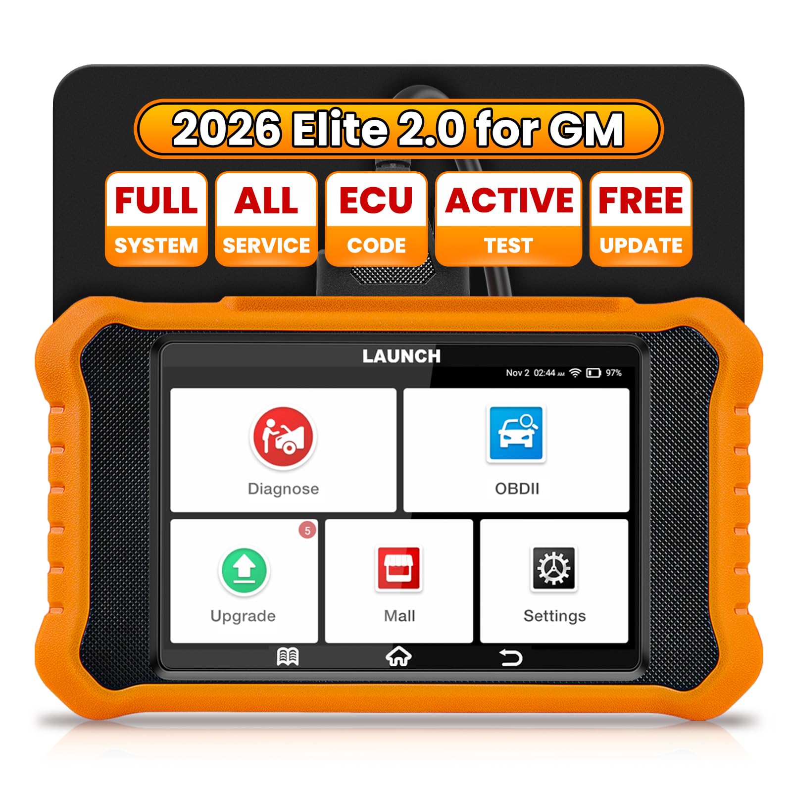 LAUNCH Creader Elite V2.0 GM bi-directional scanner demonstrates full diagnostic power