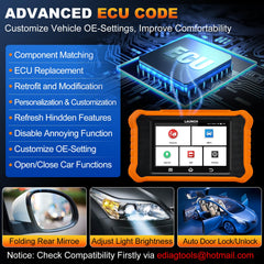 Full-system diagnostic view across ECUs with LAUNCH Creader Elite V3.0