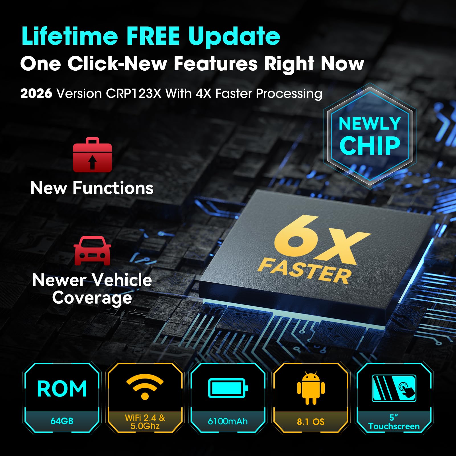 LAUNCH CRP123X V3.0 Elite BST360 battery tester integration option.