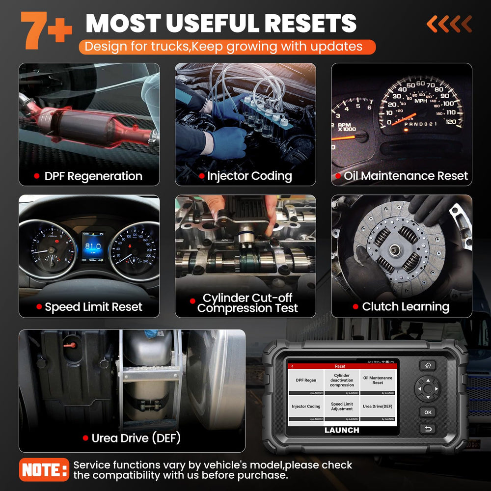 LAUNCH CRP129HD full-system diagnostics for heavy trucks and fleets