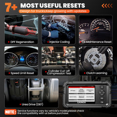 LAUNCH CRP129HD full-system diagnostics for heavy trucks and fleets