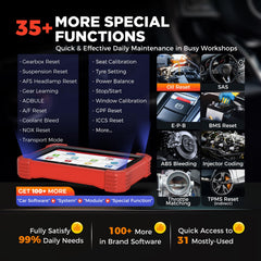 All-systems diagnostic scan covering diverse brands with a robust data set.
