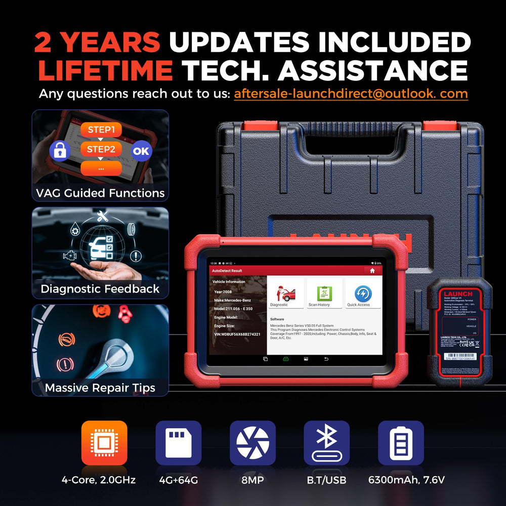 Repair Info module provides expert tips during diagnostics with the CRP919XBT.