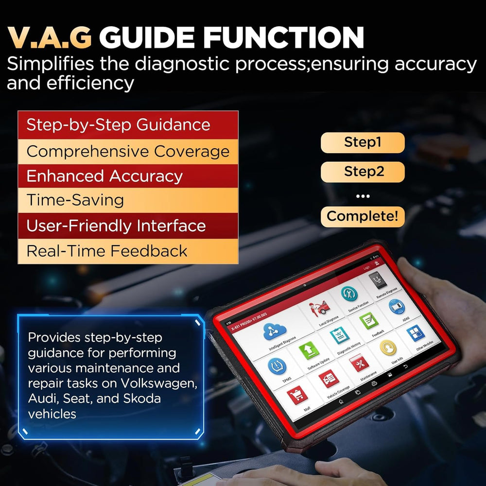 LAUNCH X431 PRO3S+ V5.0 2-year update coverage.