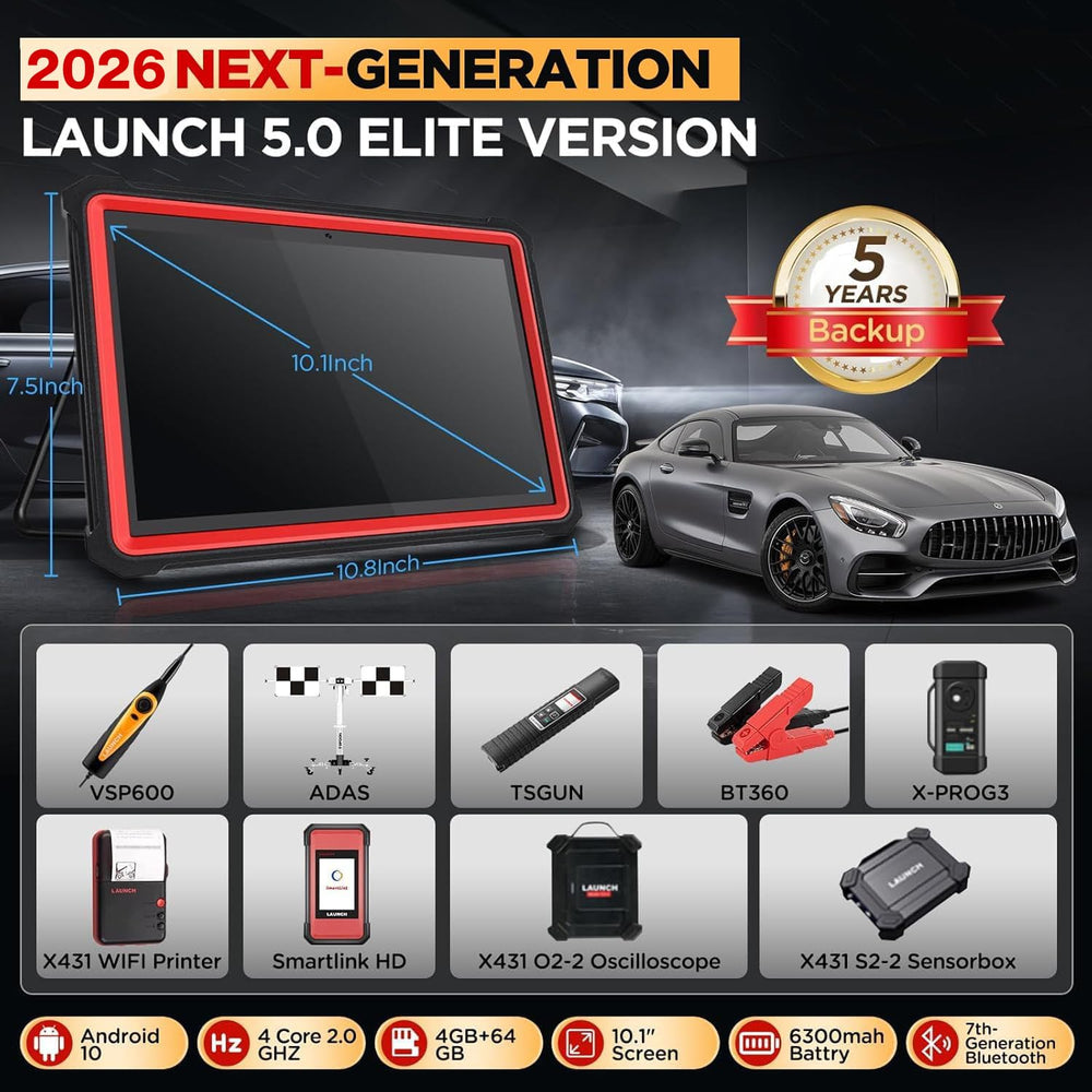 LAUNCH X431 PRO3S+ V5.0 extended modules support kit.