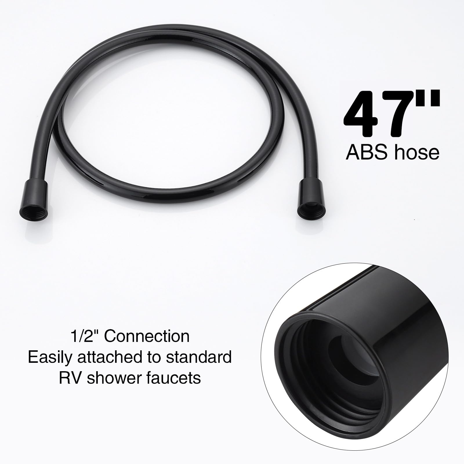 LavishStream non metallic ABS construction ensures leak proof rust proof longevity