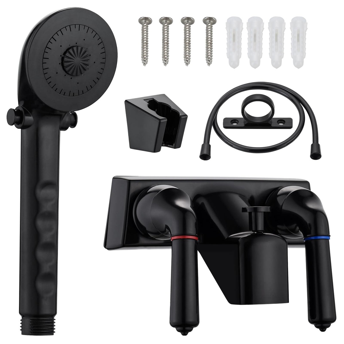 LavishStream RV shower faucet kit with handheld showerhead for versatile indoor outdoor use