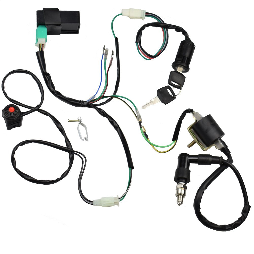 LAXEEM wire harness kit for dirt bikes enhances reliability and easy installation.