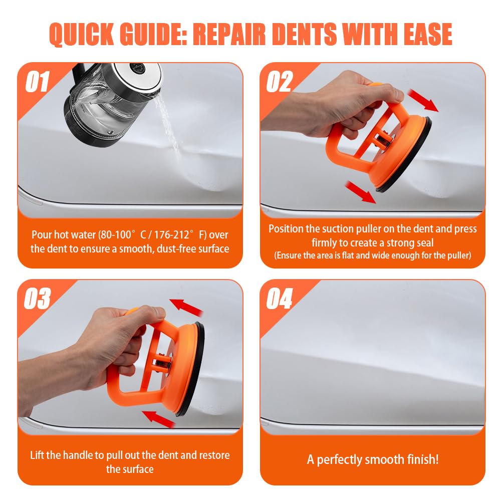 LAXISCREED soft rubber seal protects paint during suction