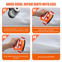 LAXISCREED soft rubber seal protects paint during suction