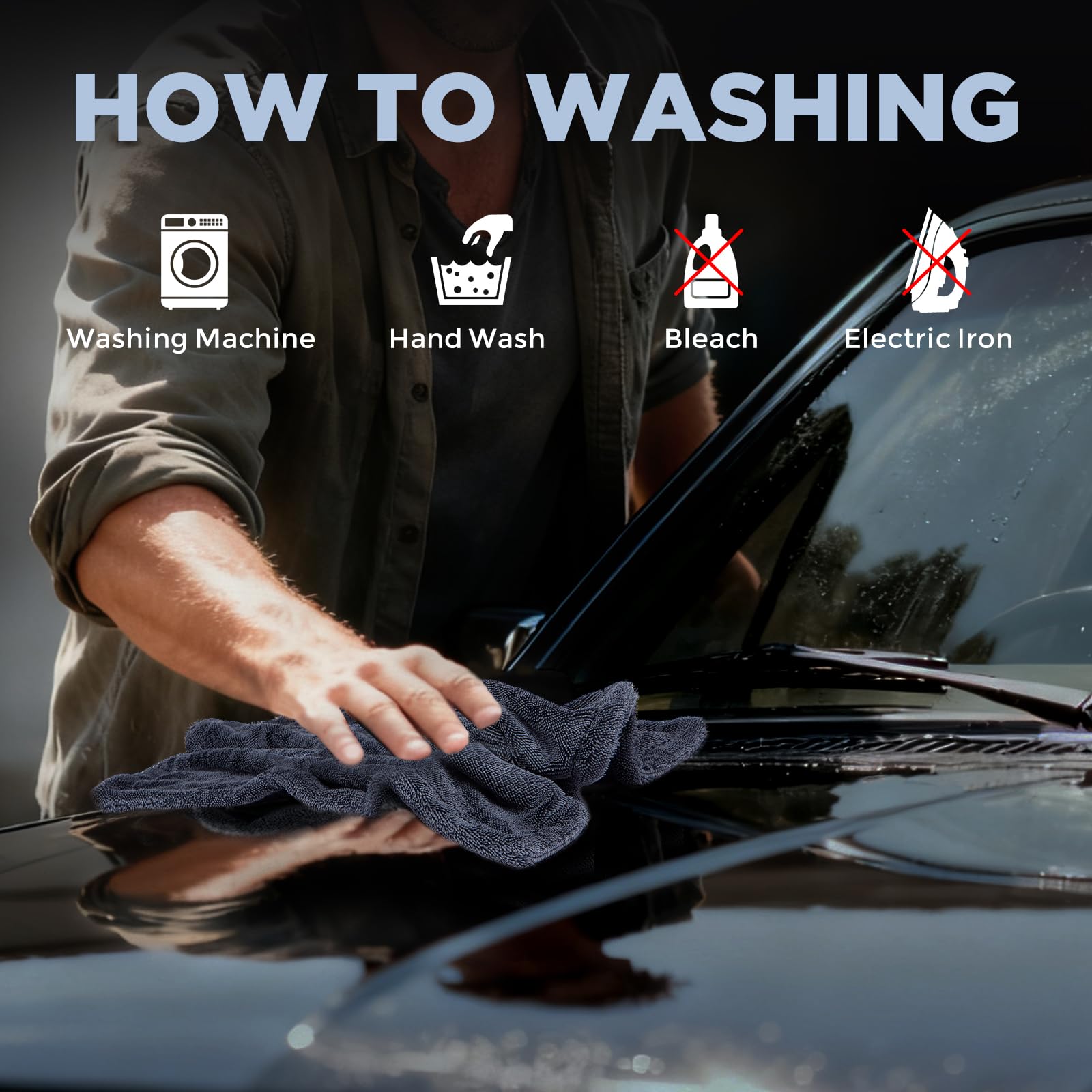 LBLVBNEWD absorbs up to a gallon, reducing wringing during use.