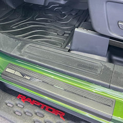 LBNCOBAG Bronco rear-right door sill guard preserves interior finish after adventures.