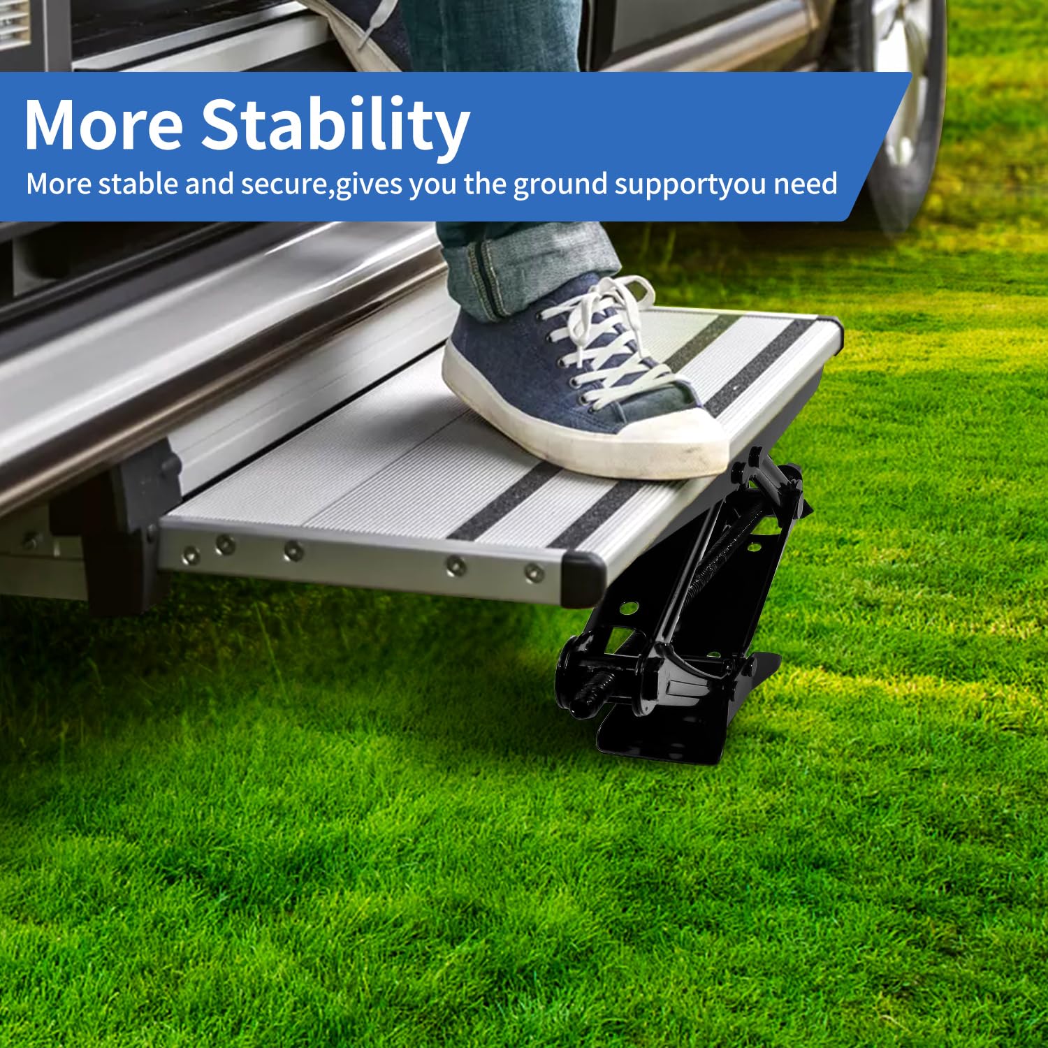 LCGAOYA stabilizer bracket protects bottom entrance step from wear.