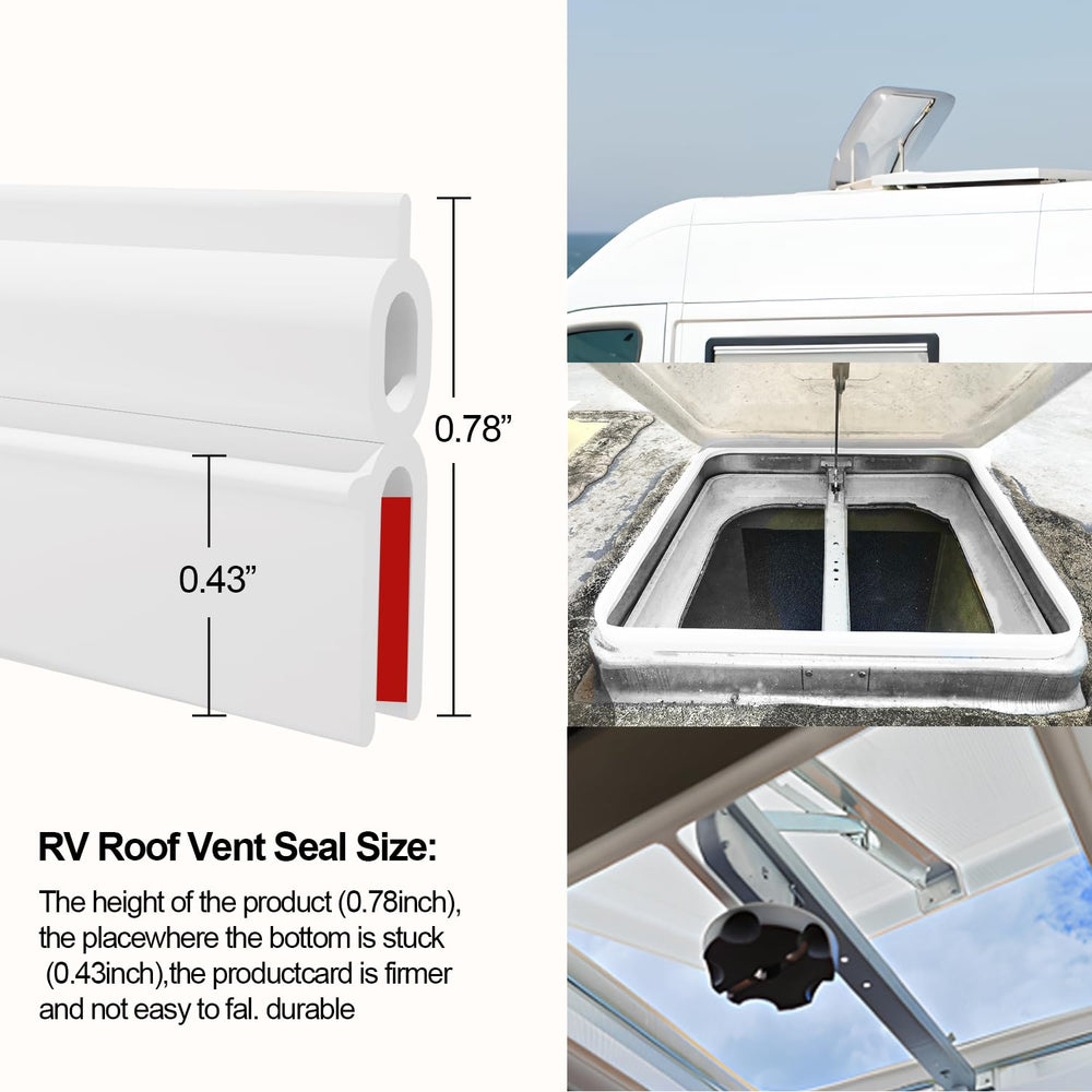 LCGAOYA easy-install RV seal simplifies replacement with no adhesive required.
