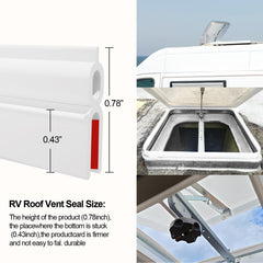 LCGAOYA easy-install RV seal simplifies replacement with no adhesive required.