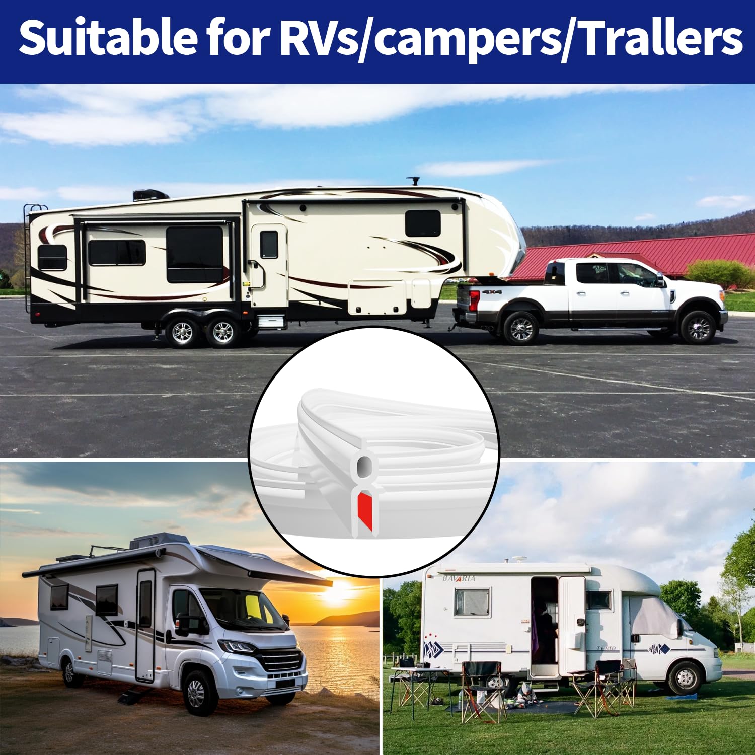 LCGAOYA RV vent seal installation reduces wind noise and vibration.