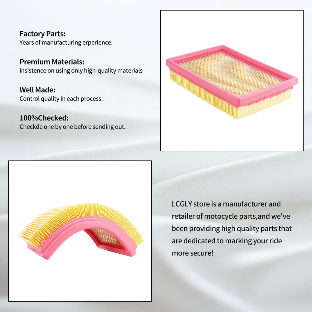 LCGLY air filter kit comes in a two-pack