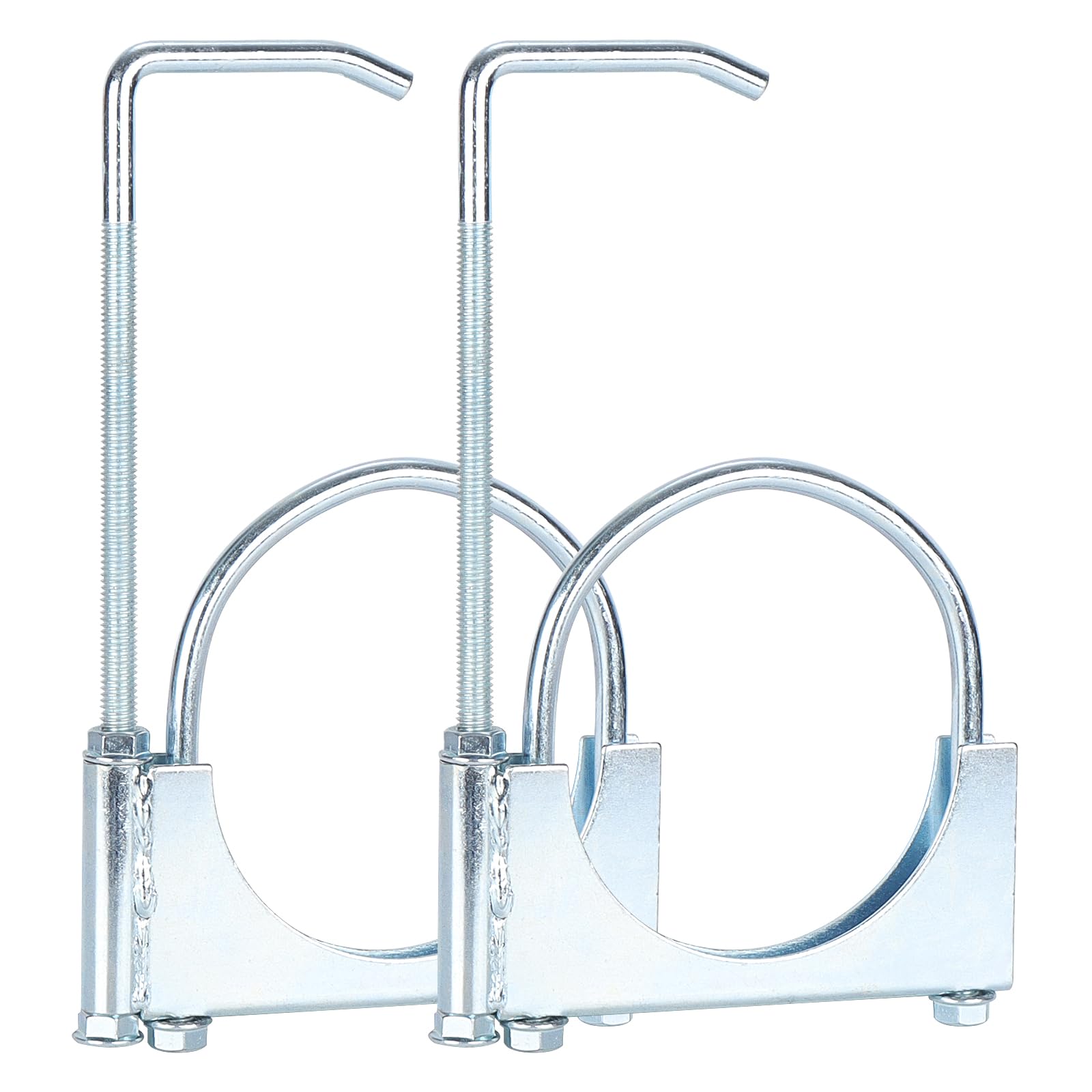 LCGP 4in universal exhaust clamp with hanger for secure pipe connections during installation