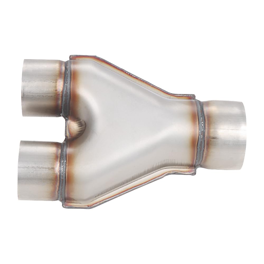 LCGP dual outlet 2.5in exhaust with improved flow.