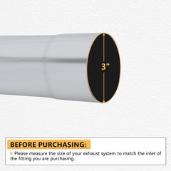 LCGP exhaust tube with sliding-fit joints eases on-site installation.