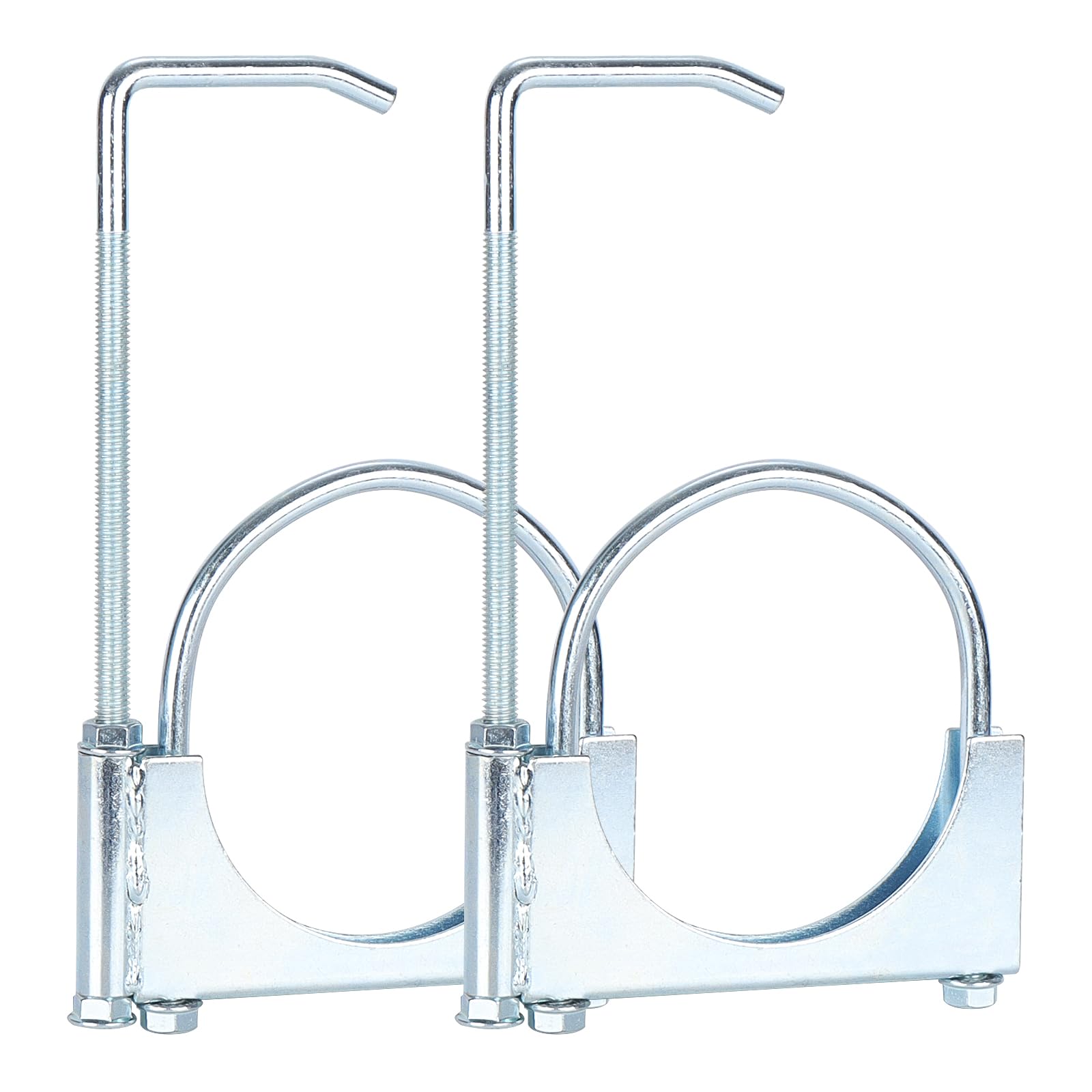LCGP length-adjustable exhaust clamp indicating trim-to-fit capability