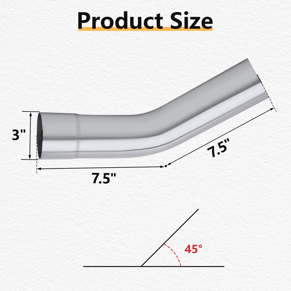 LCGP mild steel exhaust tube highlights durable construction.