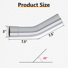 LCGP mild steel exhaust tube highlights durable construction.