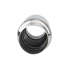 LCGP resonator with 3-inch outlet and polished finish for durable exhaust.
