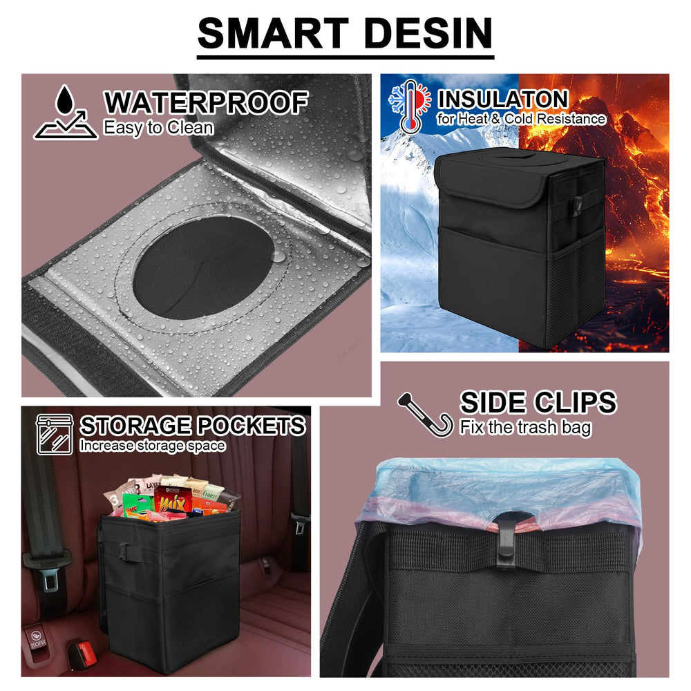 LCMWHOP storage pockets organize snacks and tissues