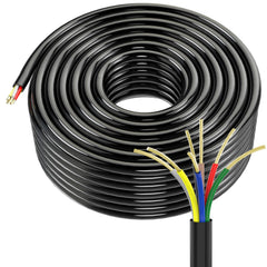 Lcrslitx 100ft spool trailer wire ready for end-to-end rewiring.