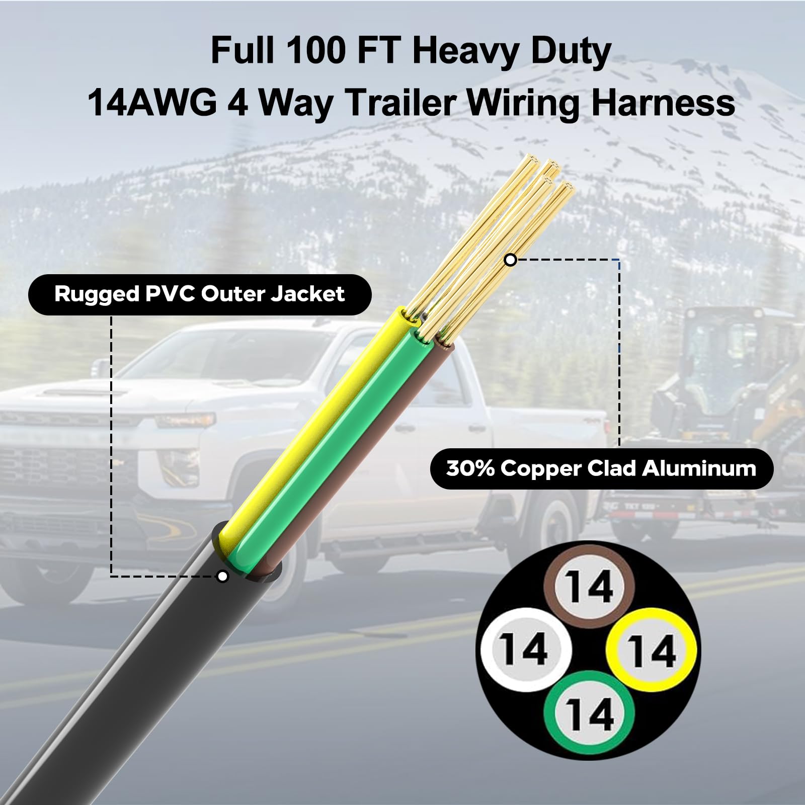 Lcrslitx heat-resistant cable remains flexible from -15°C to 105°C