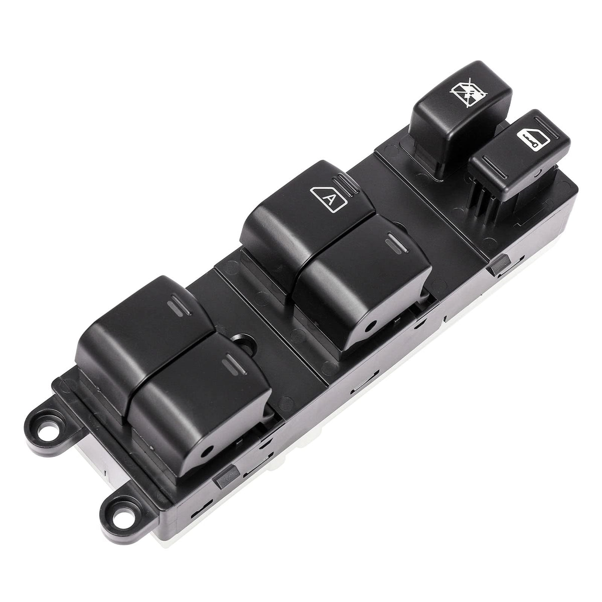 LCWRGS 25401-ZJ60A driver-side window switch front view fits 2008-2012 Sentra for improved control