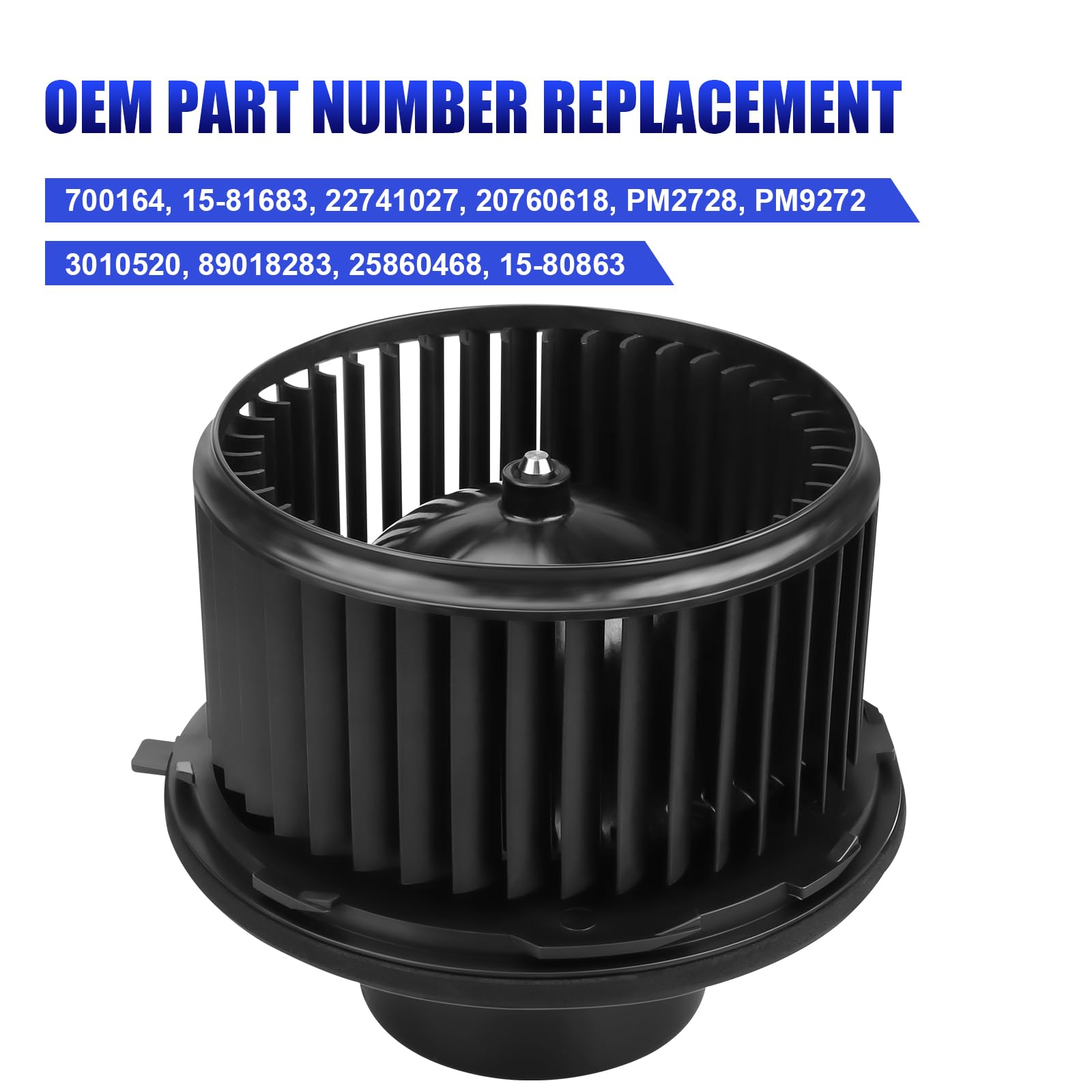 LCWRGS blower motor bearing and rotor detailing for durability